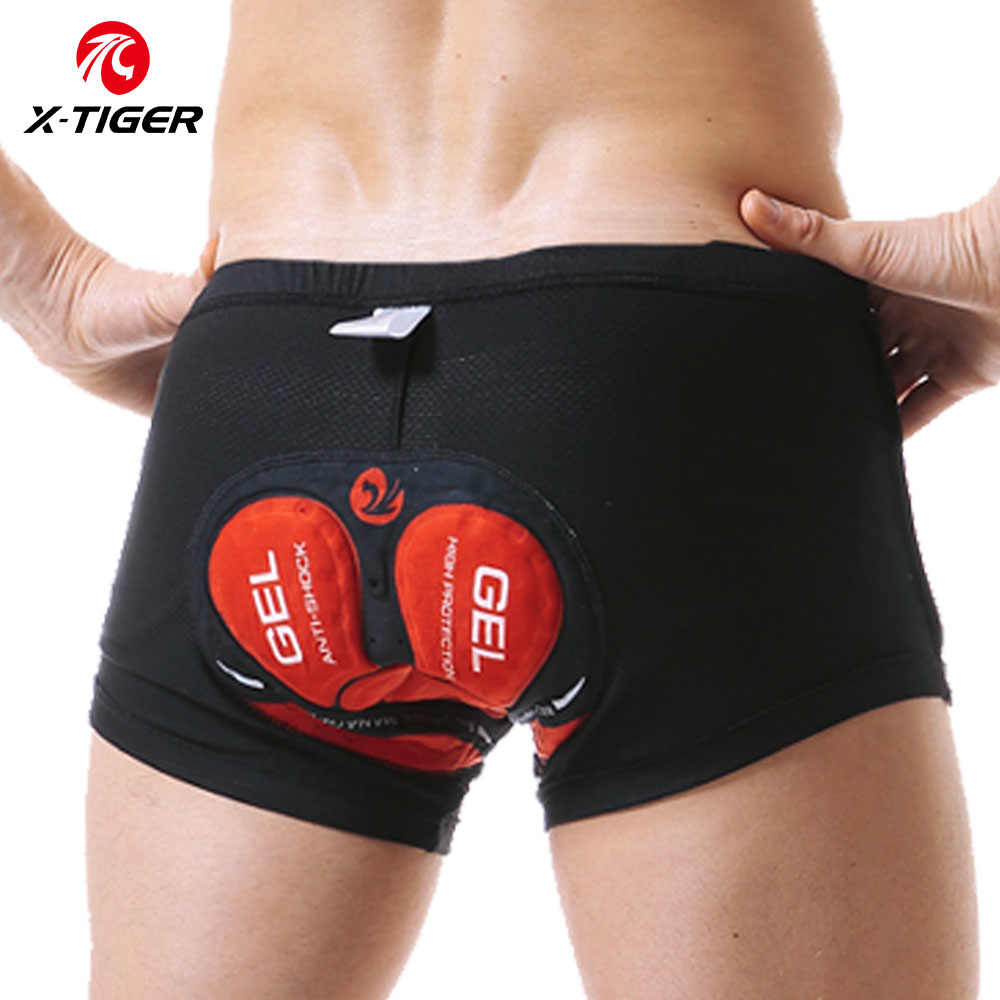 Padded Cycling Shorts 5D Gel - Pantaloncini da Ciclismo MTB WOSAWE per