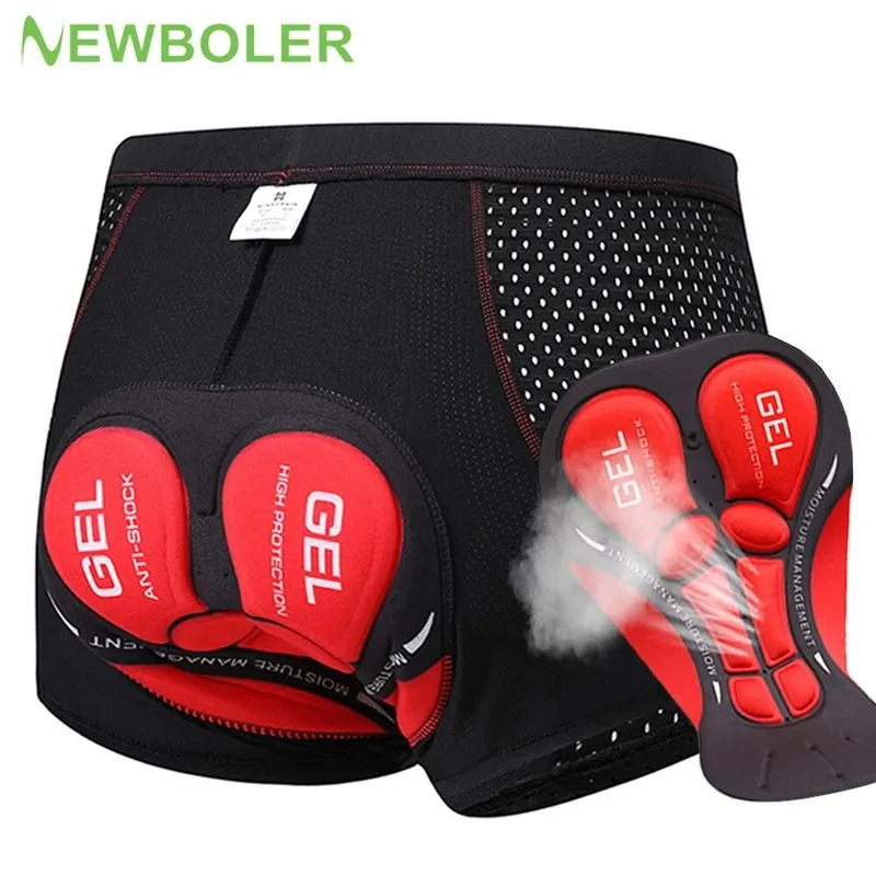 Padded Cycling Shorts 5D Gel - Pantaloncini da ciclismo MTB da uomo