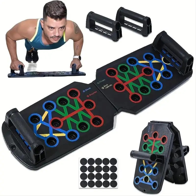 Push Up Board Foldable Multi Function - Set di tavole Push-up multifunzionali portatili