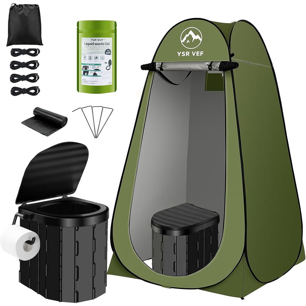 Camping - Kit WC Portatile, Toilette da Campeggio