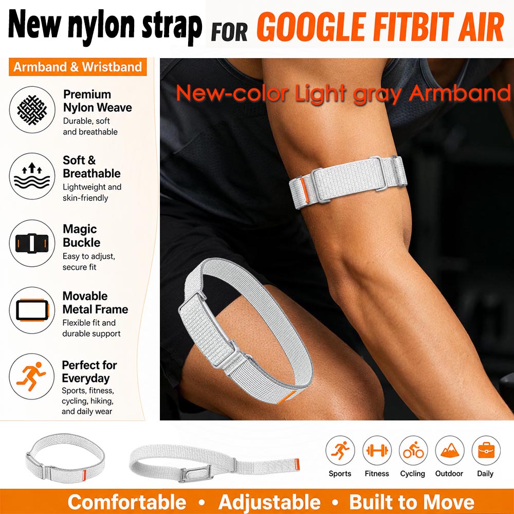 Resistance Bands Set With Handles - Cinturino in nylon intrecciato per braccio/polso,