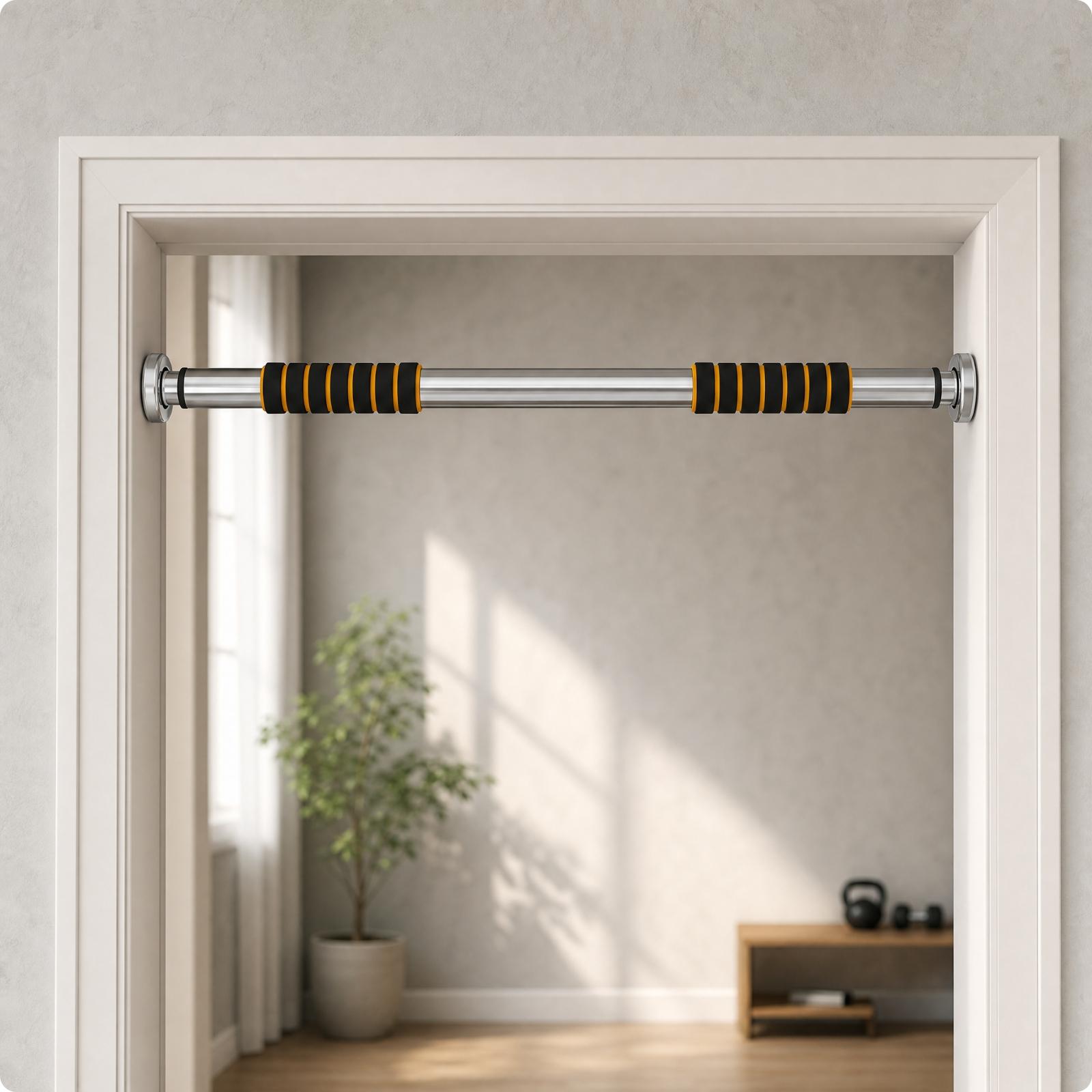 Door Pull Up Bar No Screw - Barra per trazioni portatile da montare