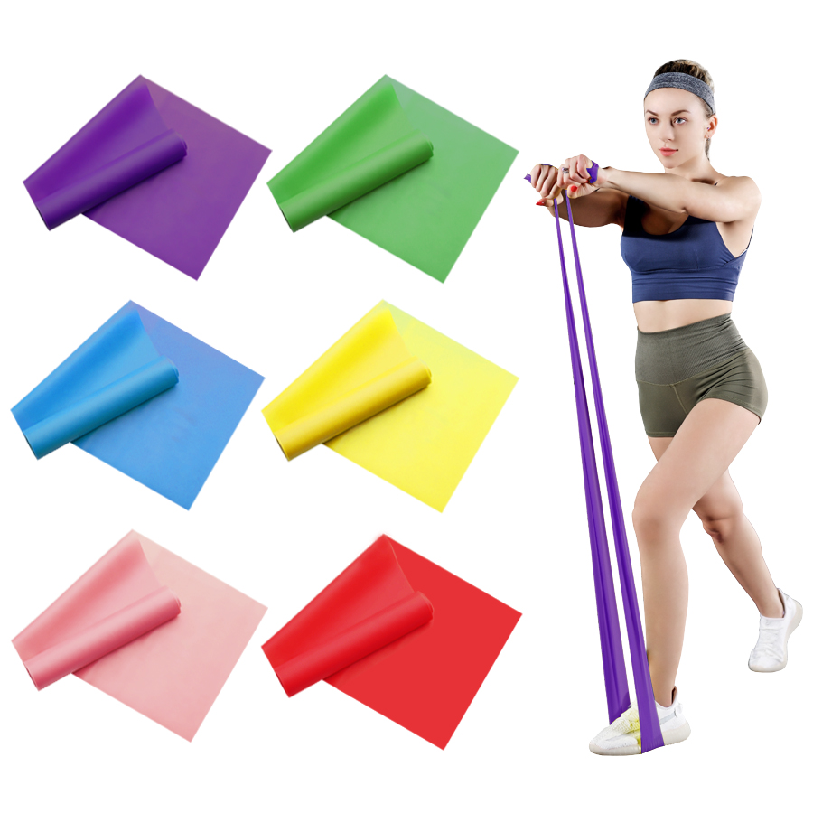 Pilates Bar Kit With Resistance Bands - Set di 2/3/4/6 Fasce Elastiche per