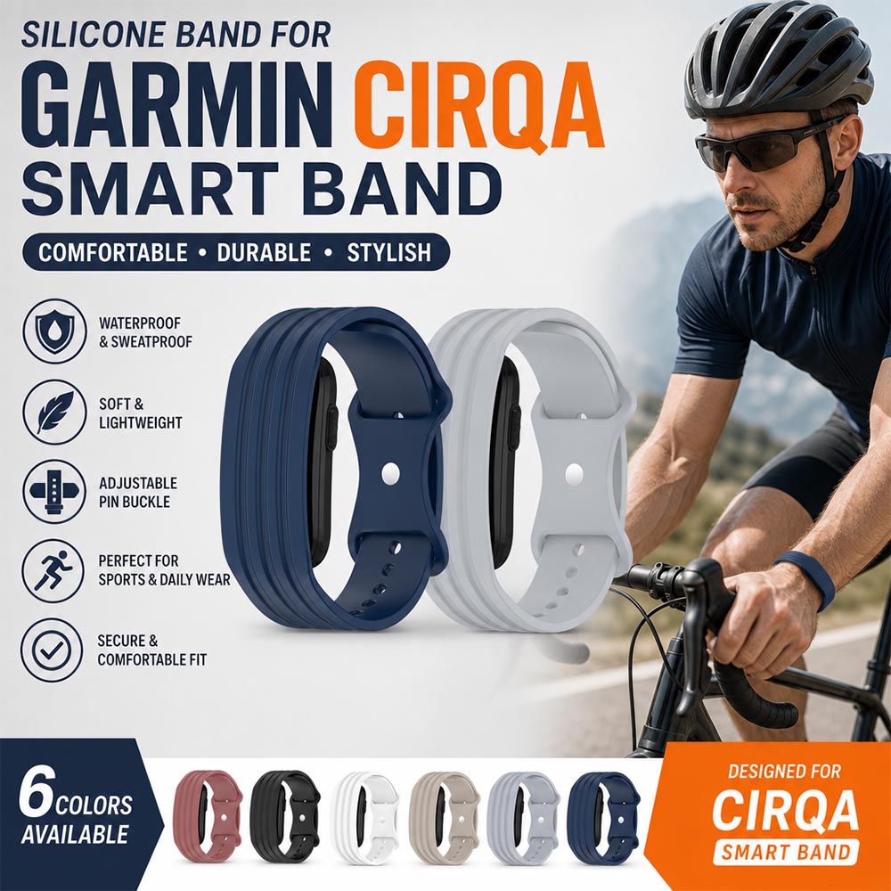 Resistance Bands Set With Handles - Cinturino in silicone per Garmin Cirqa