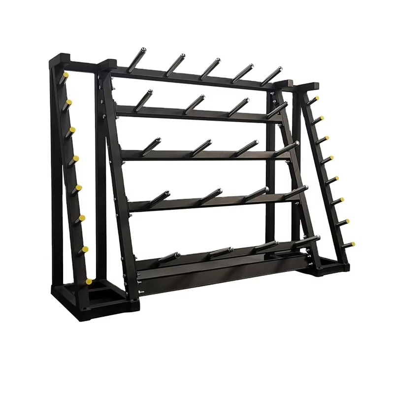 Fitness Equipment - Rack Pieghevole Multifunzionale in Acciaio per