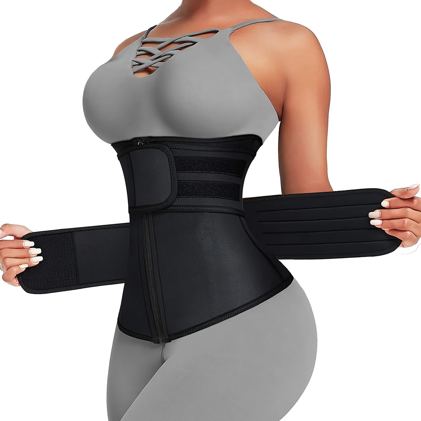 Sweat Waist Trainer Belt Neoprene - Cintura Modellante per Donne con Doppia