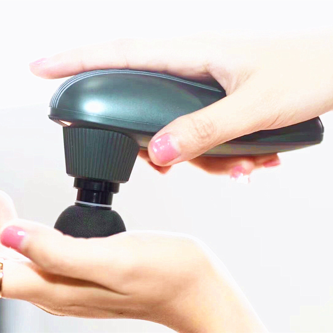 Electric Massage Gun Deep Tissue - Mini Massaggiatore Bianco per Tessuti Profondi
