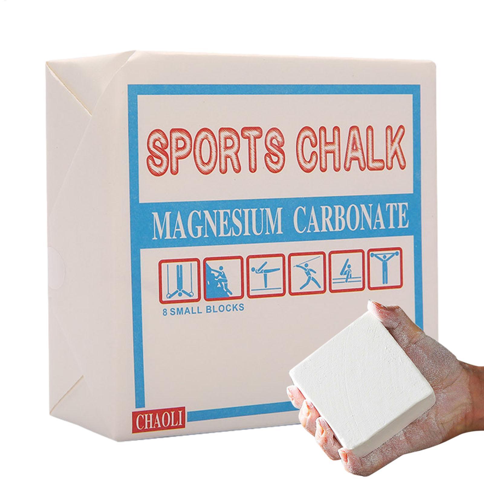 Gym Chalk Block Grip - Blocco di Magnesite Antiscivolo per Arrampicata,