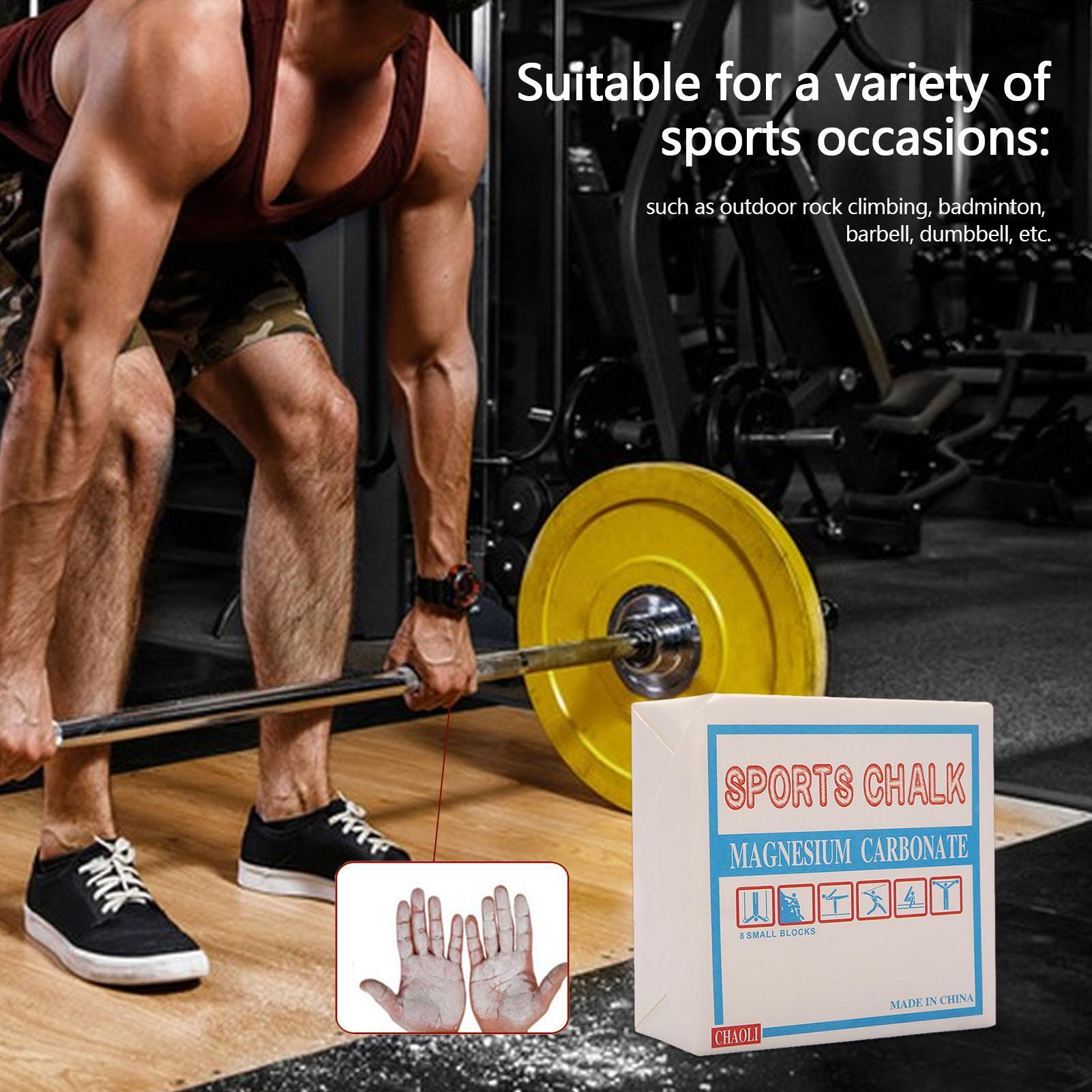 Gym Chalk Block Grip - Blocco di gesso antiscivolo per palestra,