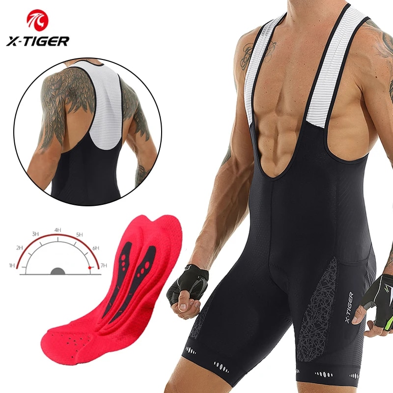 Padded Cycling Shorts 5D Gel - Pantaloncini con bretelle da ciclismo Pantaloncini