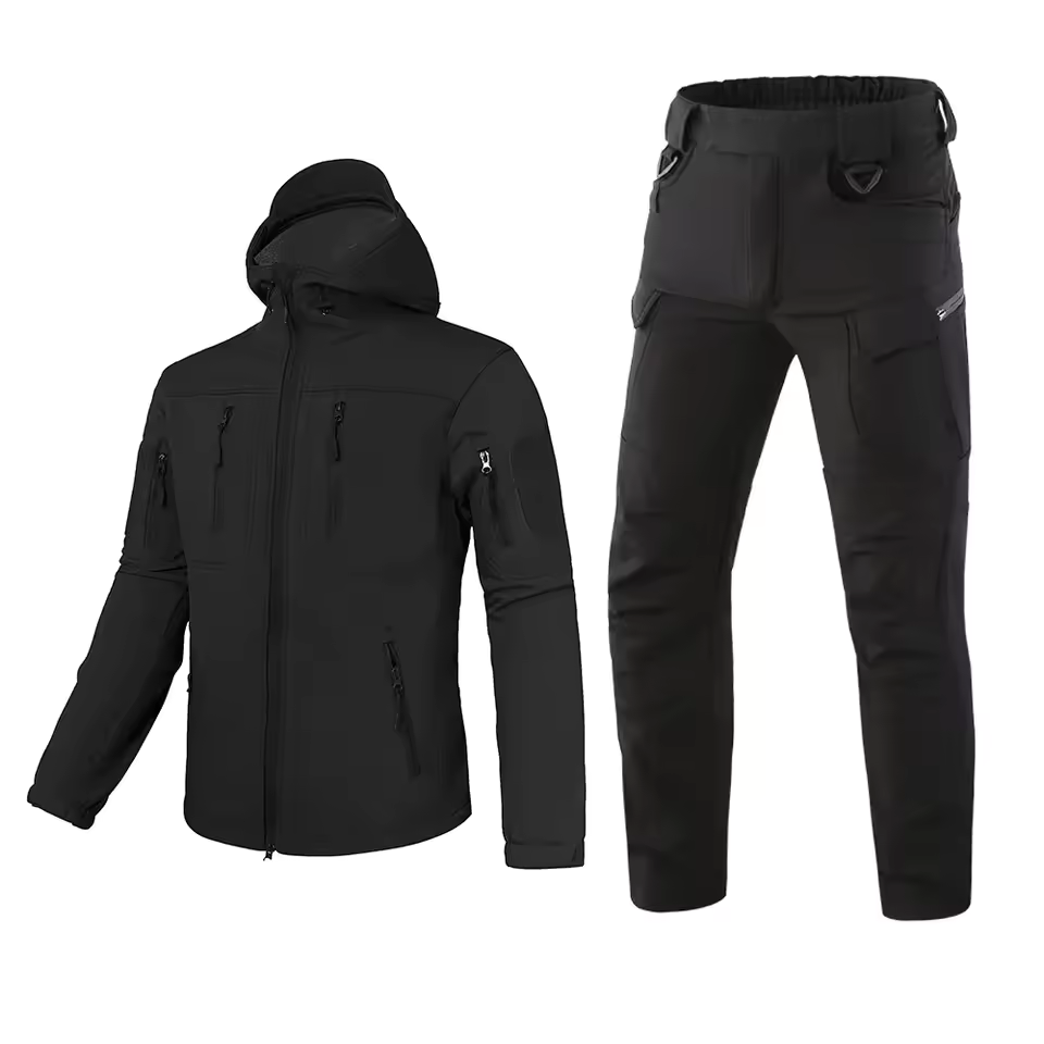 Hiking - Capispalla da trekking mimetico Softshell impermeabile