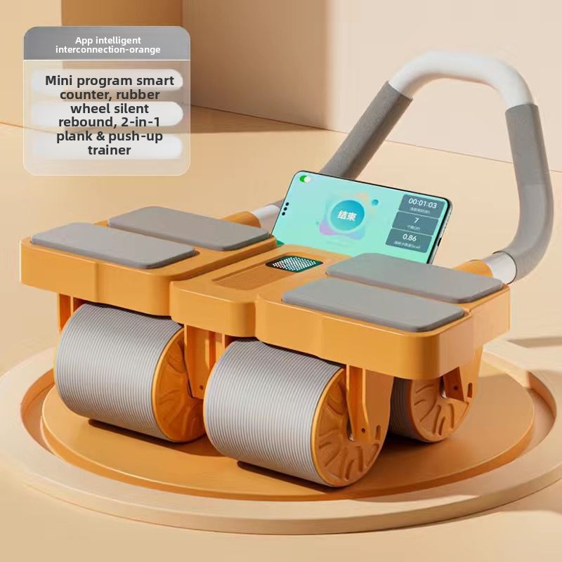 Ab Roller Wheel With Elbow Support - Ruota Addominale a Quattro Ruote con