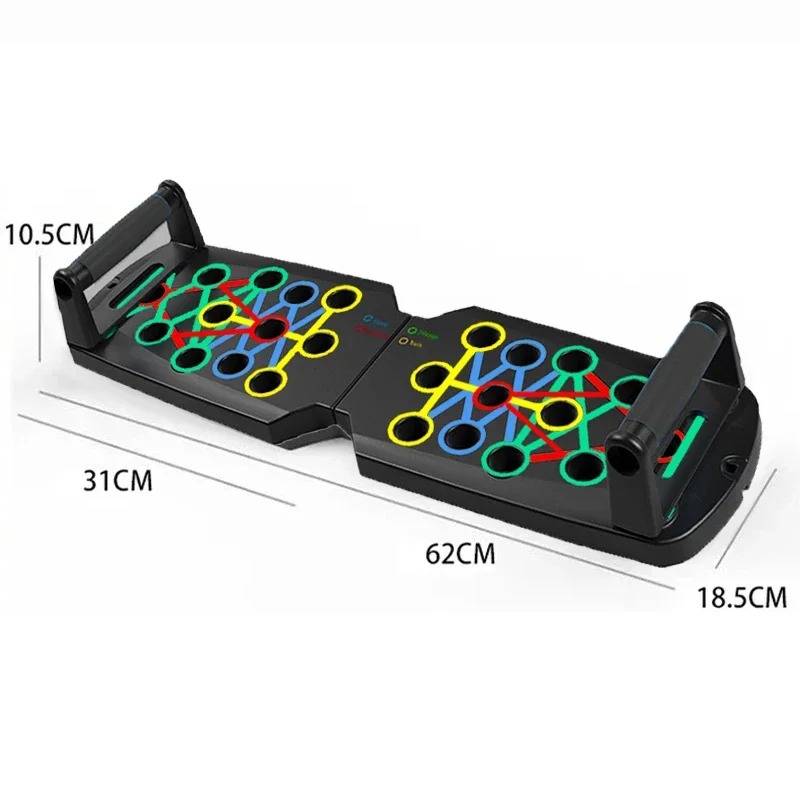 Push Up Board Foldable Multi Function - Set di tavole push-up pieghevoli: attrezzature