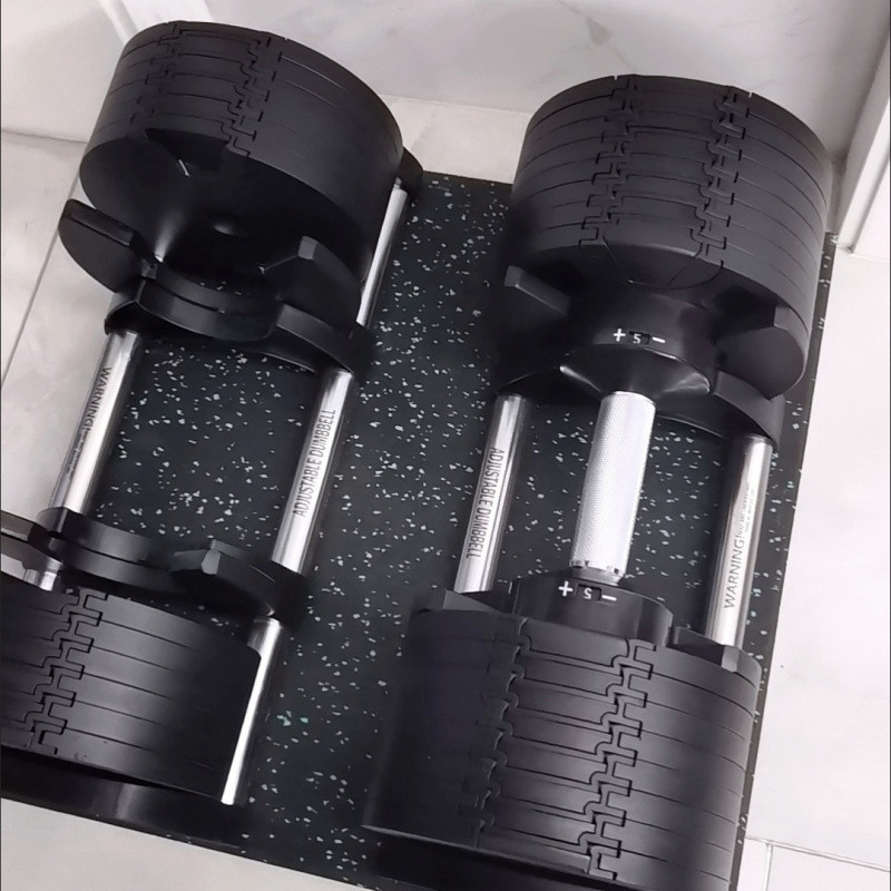 Adjustable Dumbbell Pair 40Kg - Incremento regolabile di vendita caldo dell'halbri