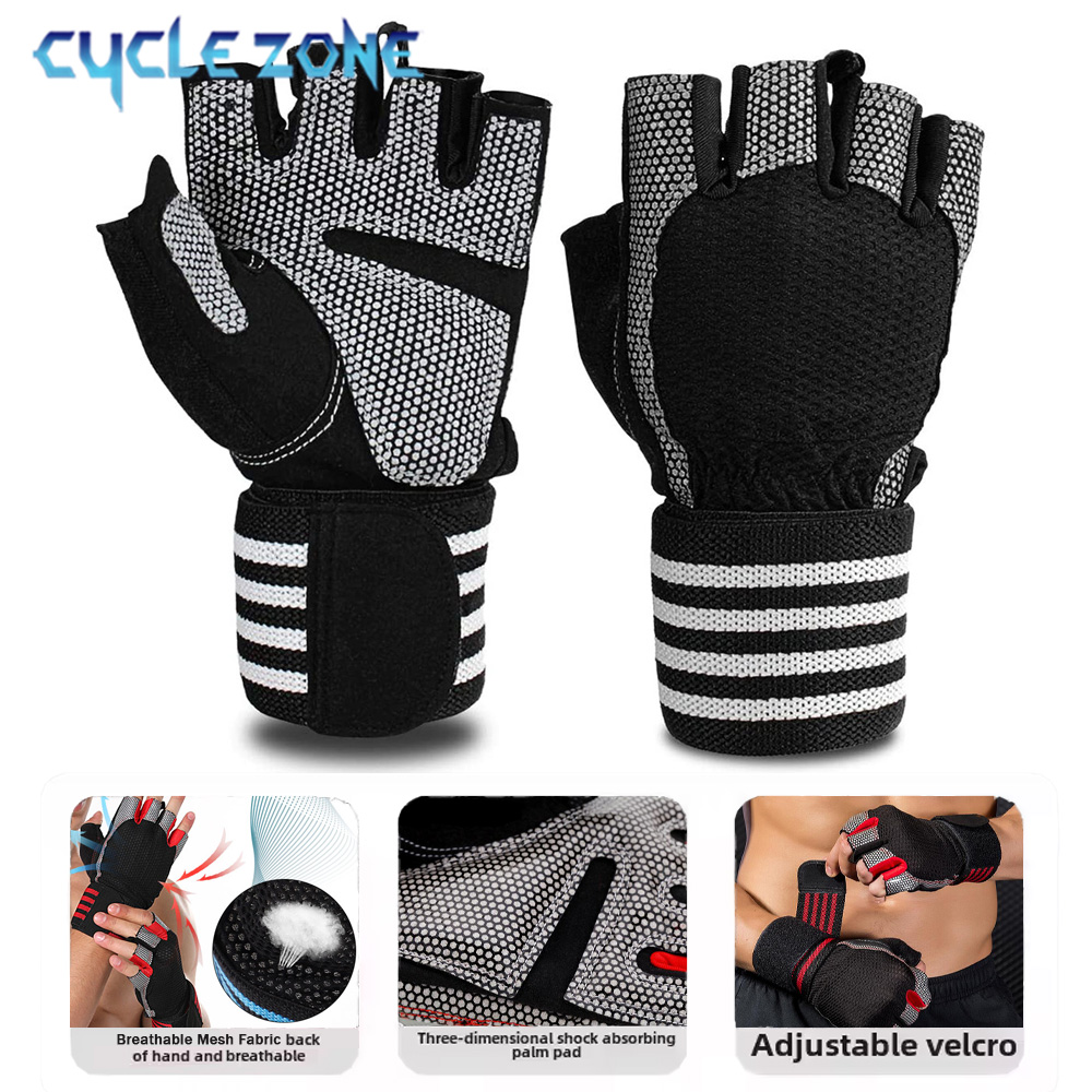 Wrist Wraps Weightlifting Support - 1 Paio di Guanti da Palestra
