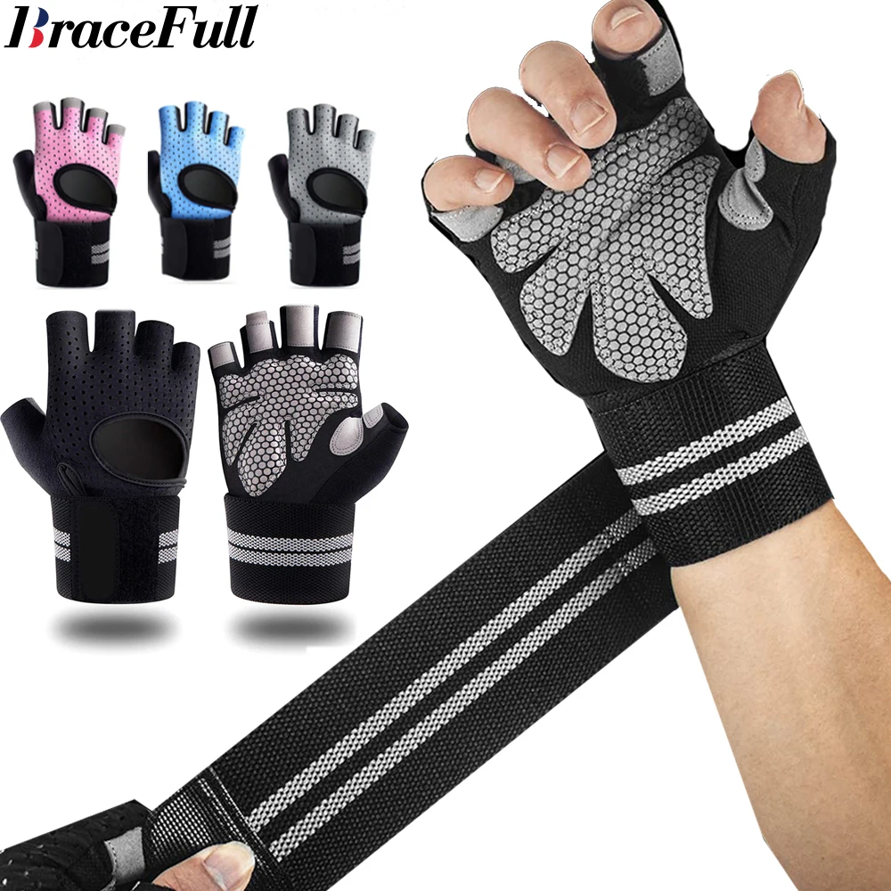 Wrist Wraps Weightlifting Support - 1 paio di guanti fitness da