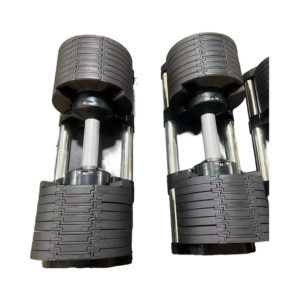 Adjustable Dumbbell Pair 40Kg - Manubri Regolabili per Allenamento Fitness a
