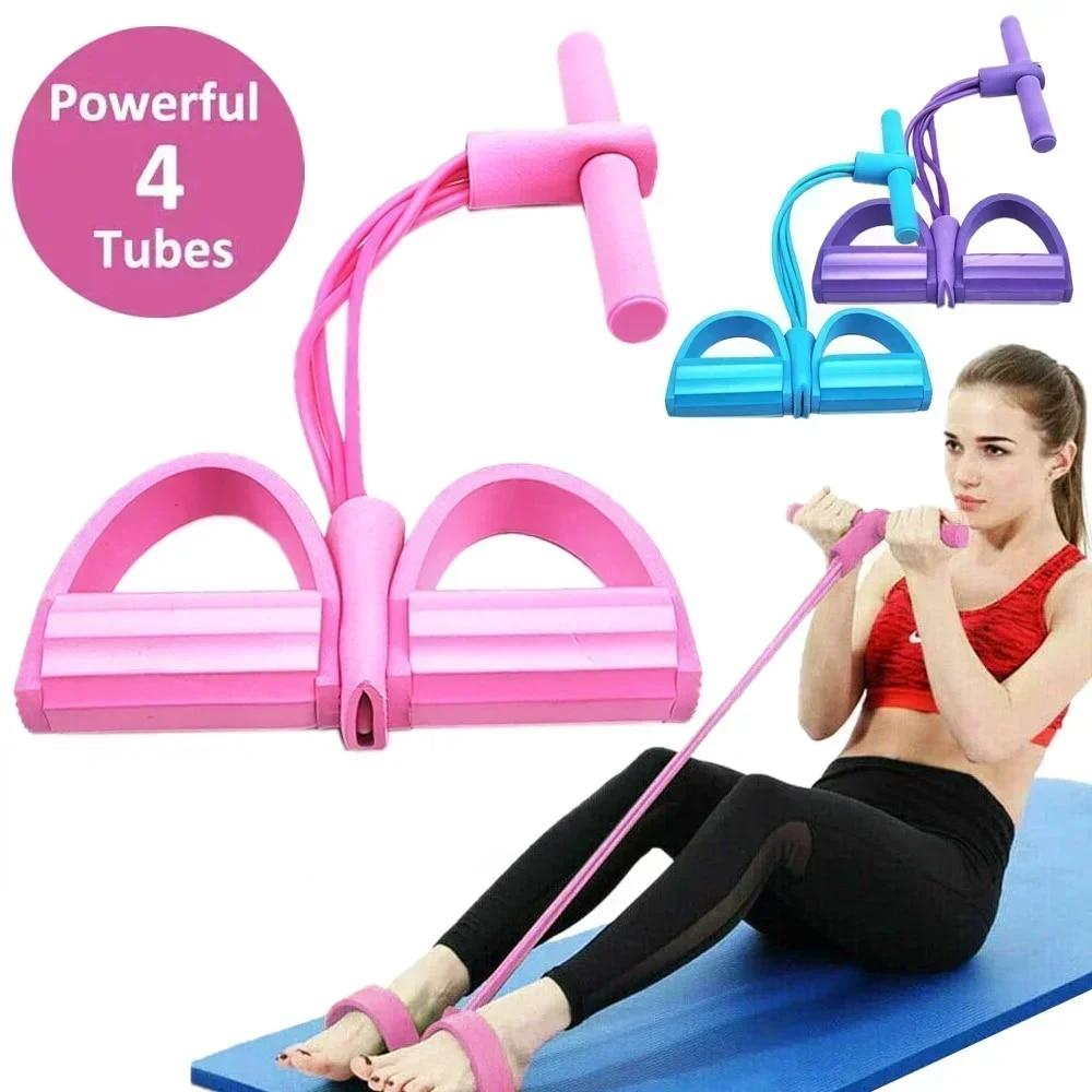 Resistance Bands Set With Handles - Fasce elastiche con fascia di resistenza