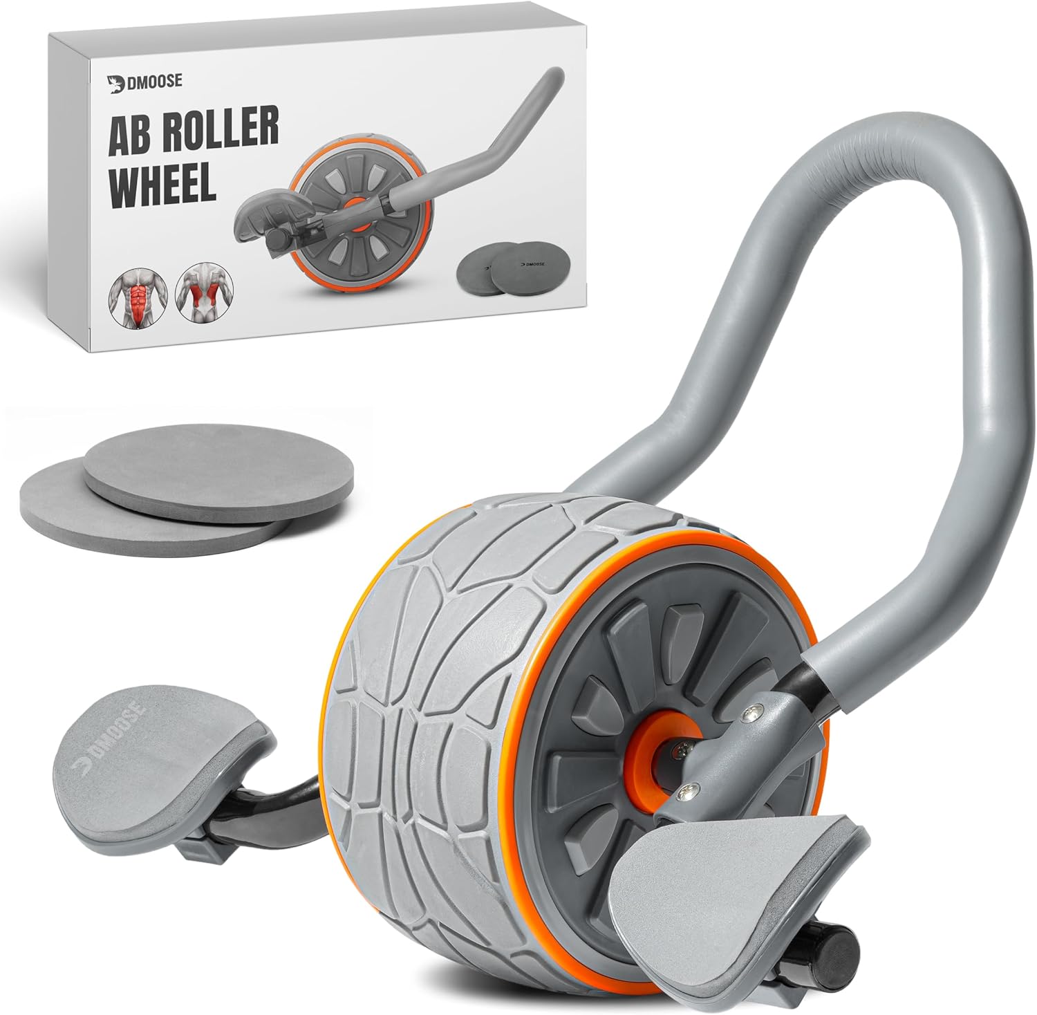DMoose Fitness Ab Roller Wheel - Ab Roller Wheel With Elbow Support recensione e prezzo