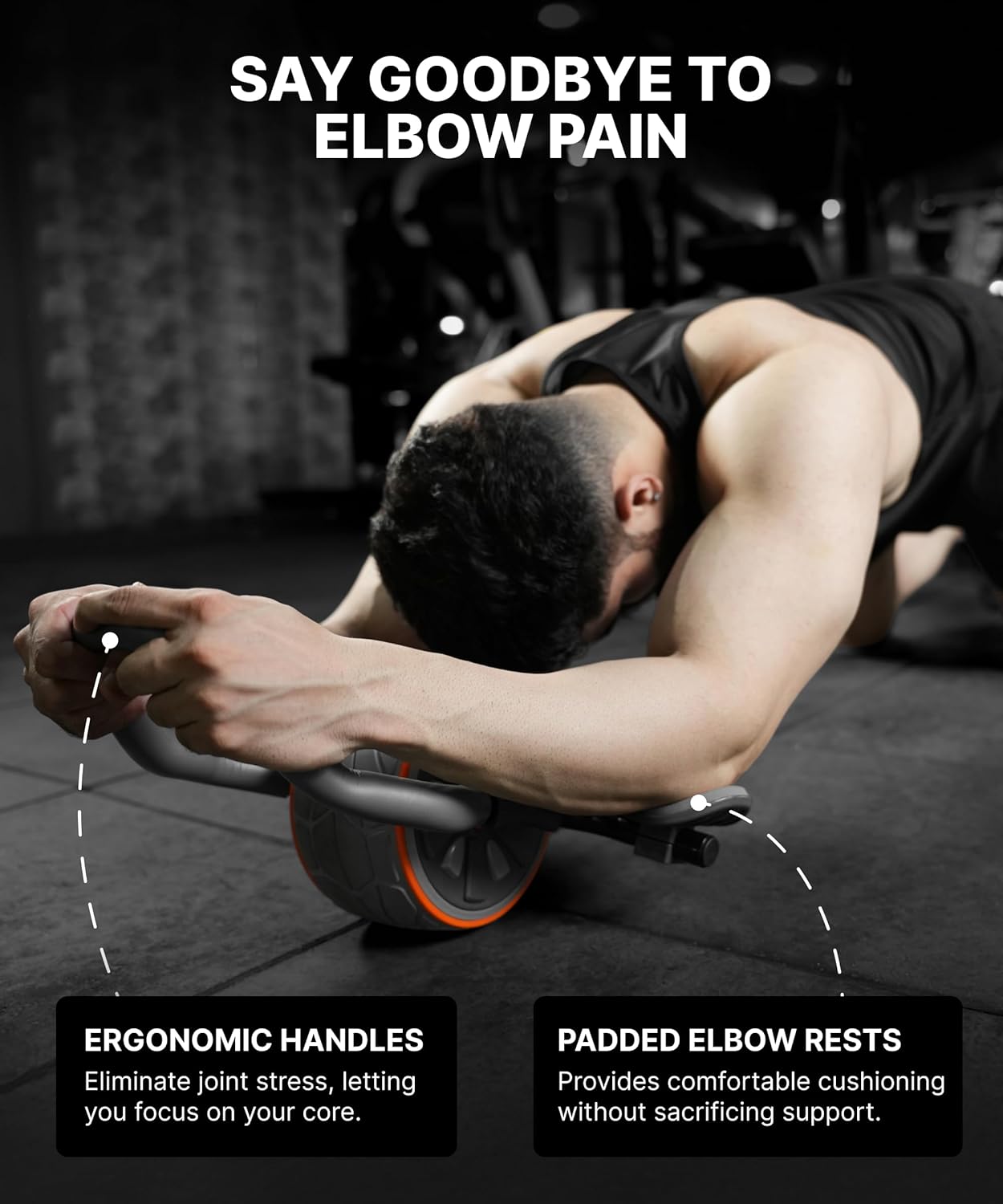 DMoose Fitness Ab Roller Wheel - Ab Roller Wheel With Elbow Support recensione e prezzo