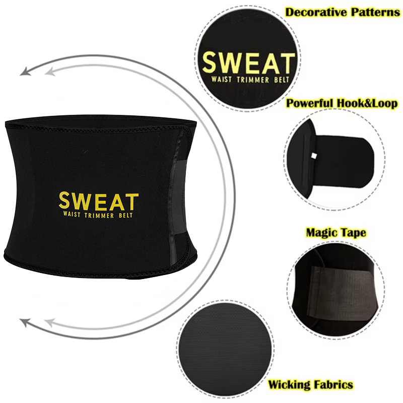 2 Pezzi Fascia Modellante per  - Sweat Waist Trainer Belt Neoprene recensione e prezzo