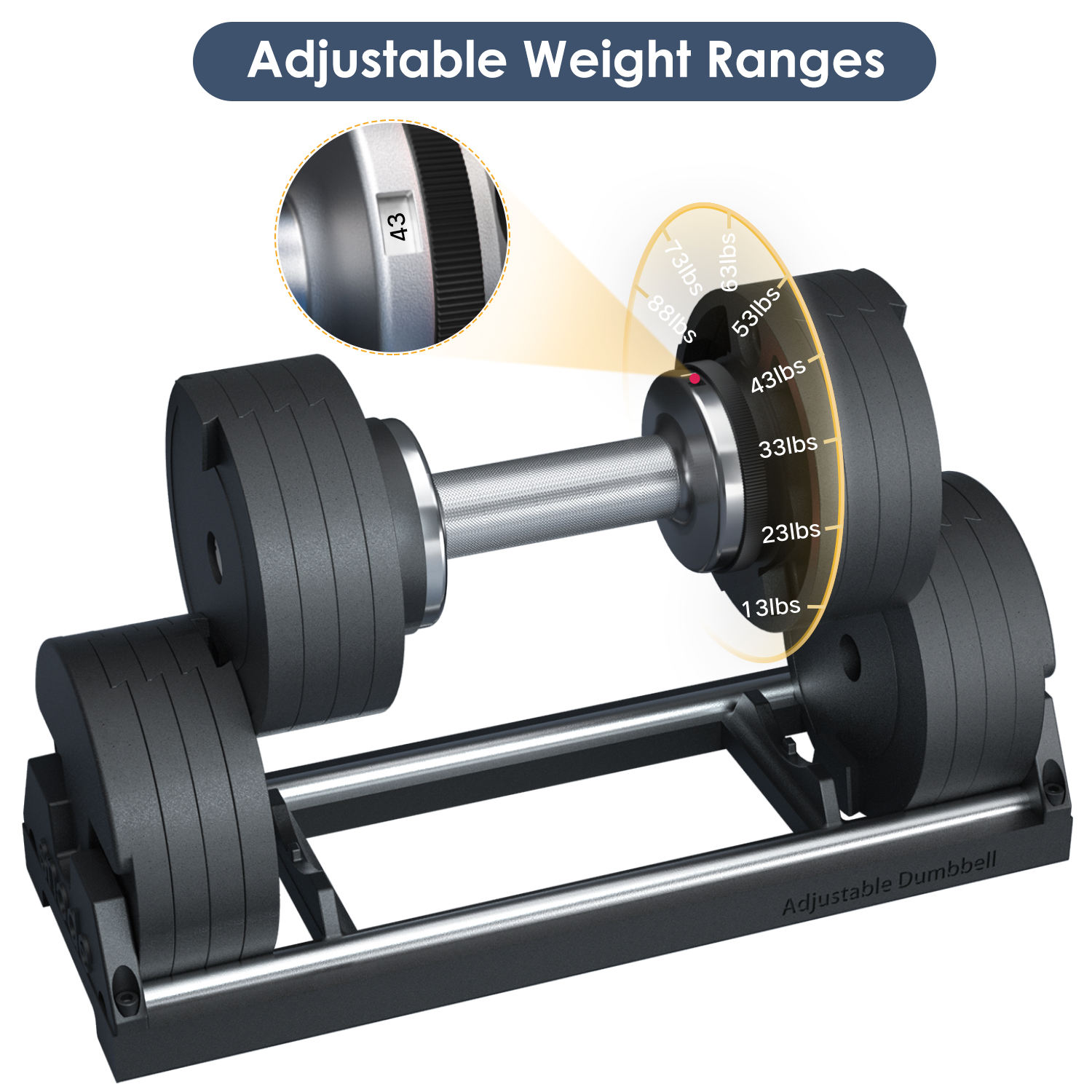 Attrezzatura da Palestra Comme - Adjustable Dumbbell Pair 40Kg recensione e prezzo