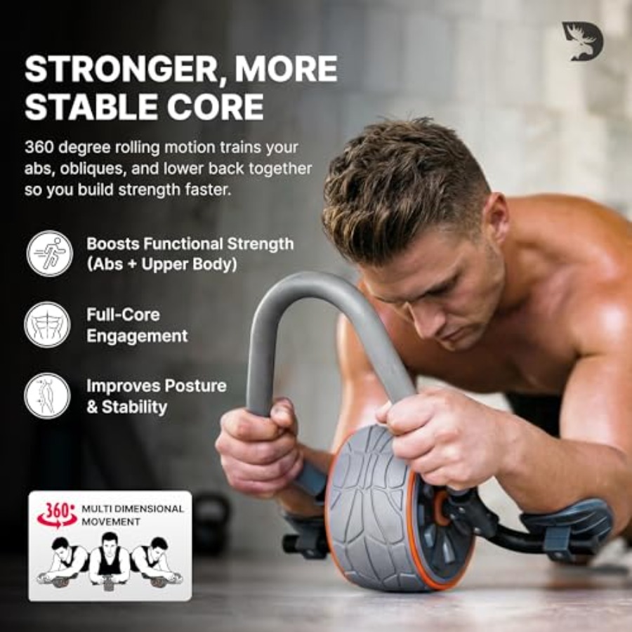 Ruota per Addominali con Suppo - Ab Roller Wheel With Elbow Support recensione e prezzo