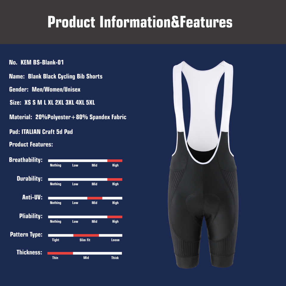 KEMALOCE maglia da ciclismo ro - Padded Cycling Shorts 5D Gel recensione e prezzo