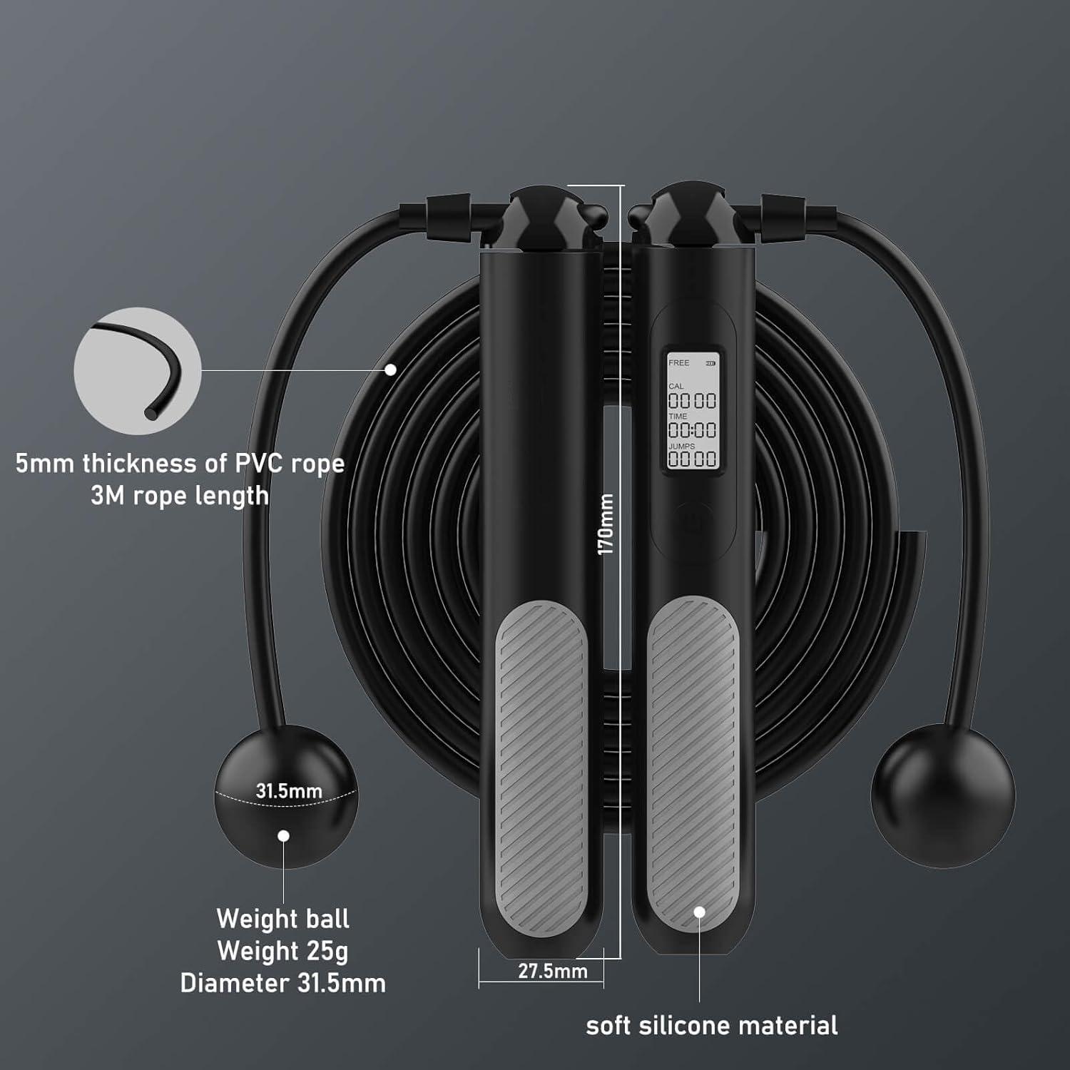 Corda per Saltare Digitale Int - Smart Jump Rope Digital Counter recensione e prezzo