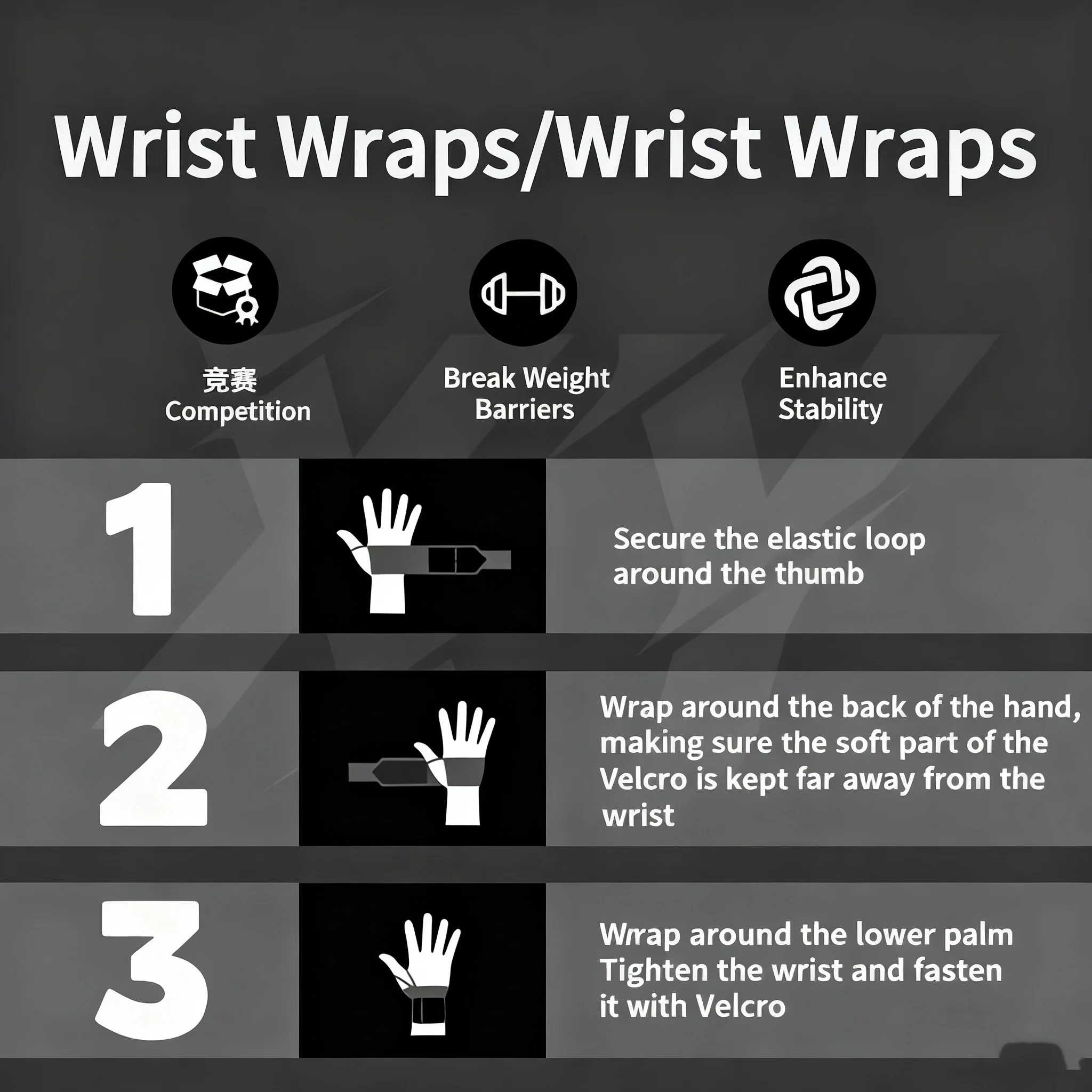 1 Paio di Fasce da Polso per S - Wrist Wraps Weightlifting Support recensione e prezzo