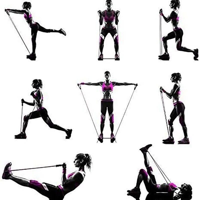 Fasce di resistenza con manici - Resistance Bands Set With Handles recensione e prezzo