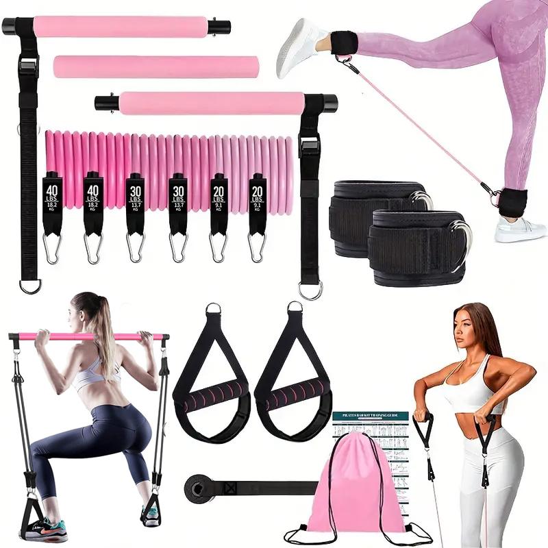 Kit Multifunzionale per Pilate - Pilates Bar Kit With Resistance Bands recensione e prezzo