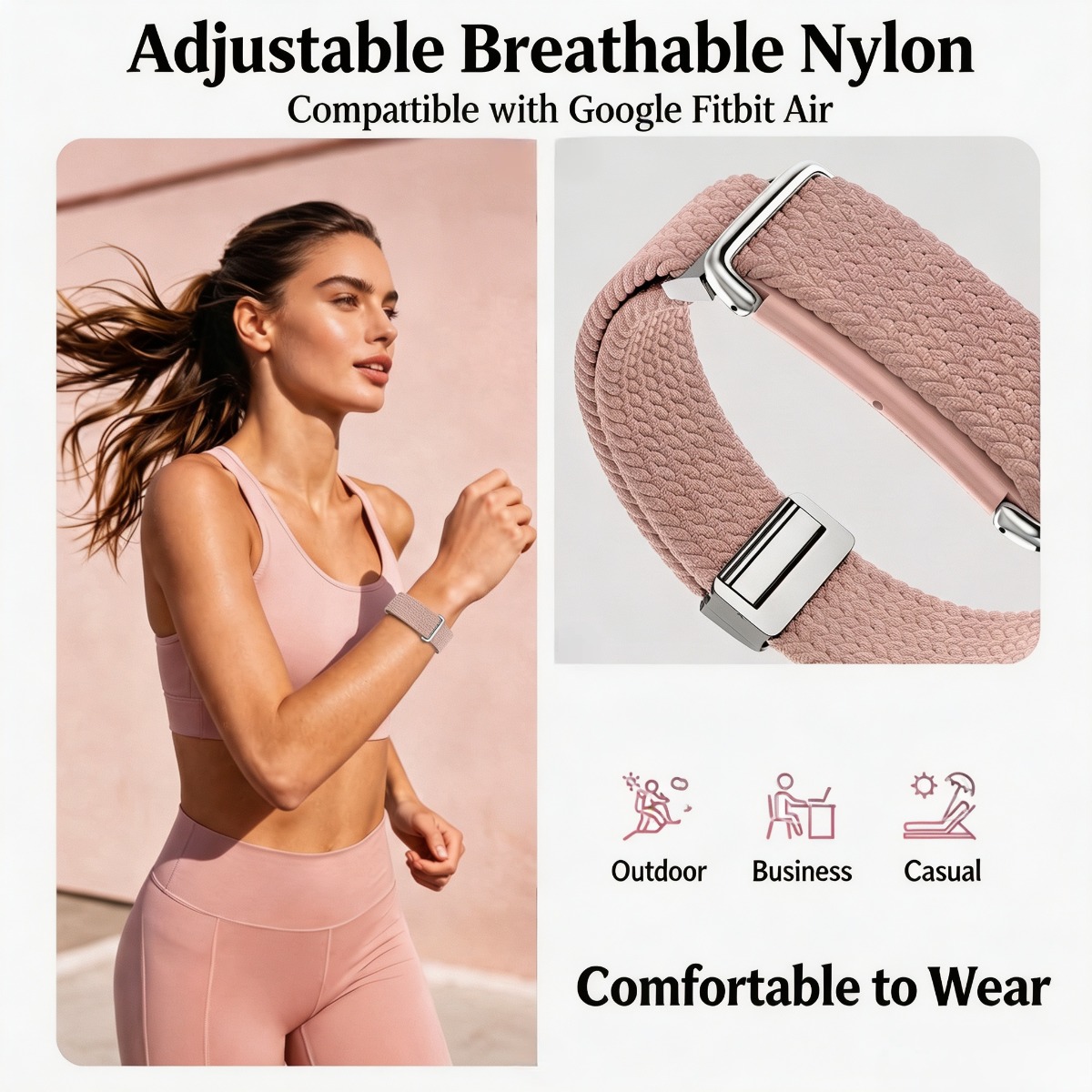 Cinturino in nylon per Google  - Resistance Bands Set With Handles recensione e prezzo