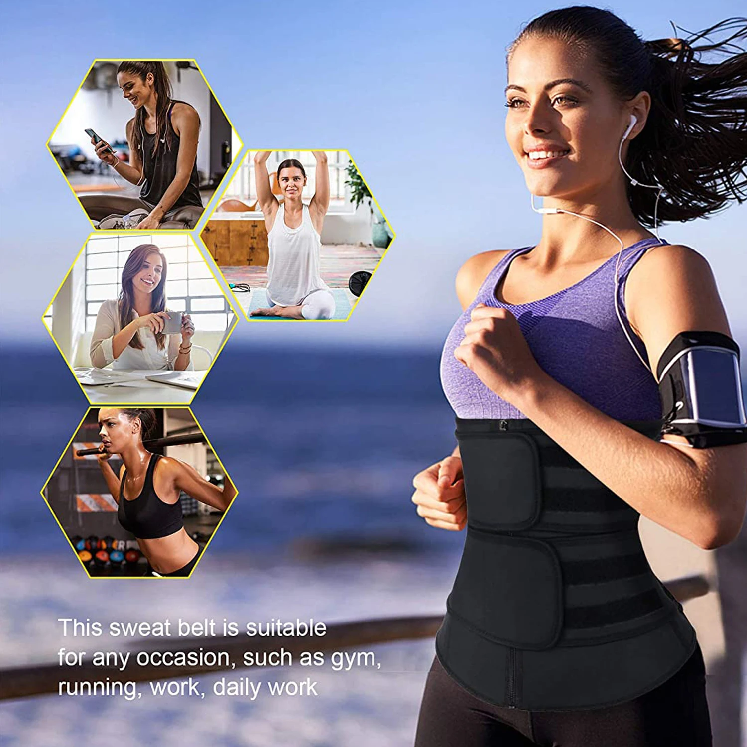 Neopren Vita Trainer Allenamen - Sweat Waist Trainer Belt Neoprene recensione e prezzo