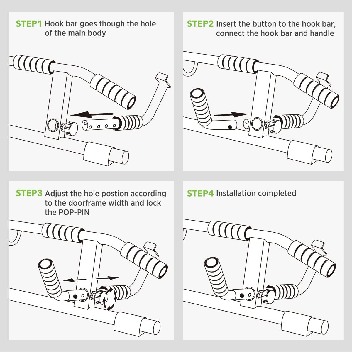 Barra per trazioni e dip da po - Door Pull Up Bar No Screw recensione e prezzo