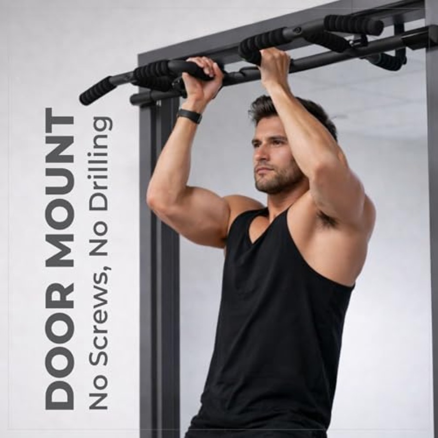 Set Barra per Trazioni da Port - Door Pull Up Bar No Screw recensione e prezzo