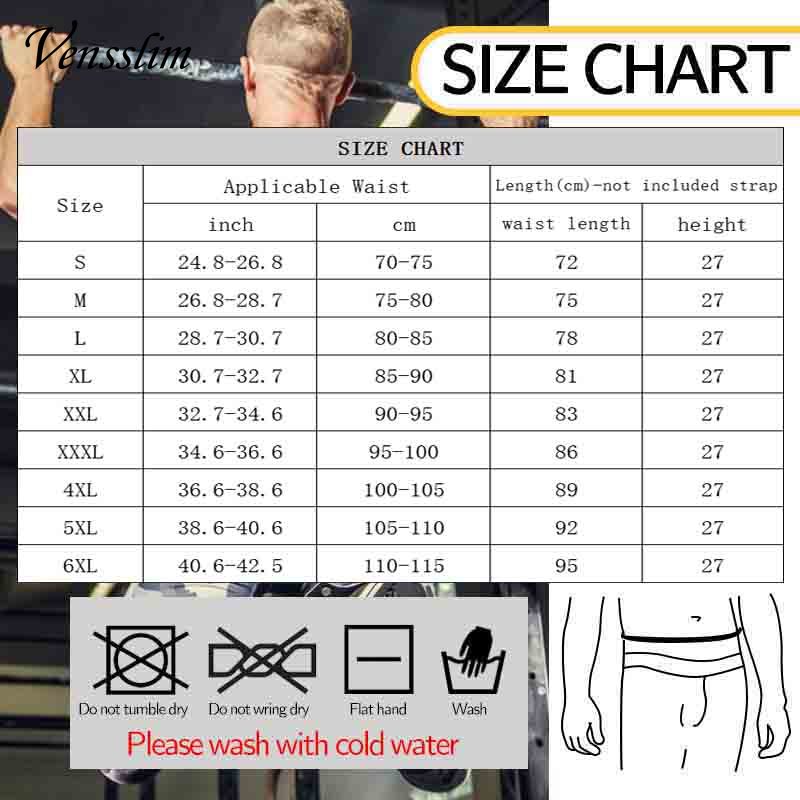Vensslim Uomo Vita Trainer Tri - Sweat Waist Trainer Belt Neoprene recensione e prezzo