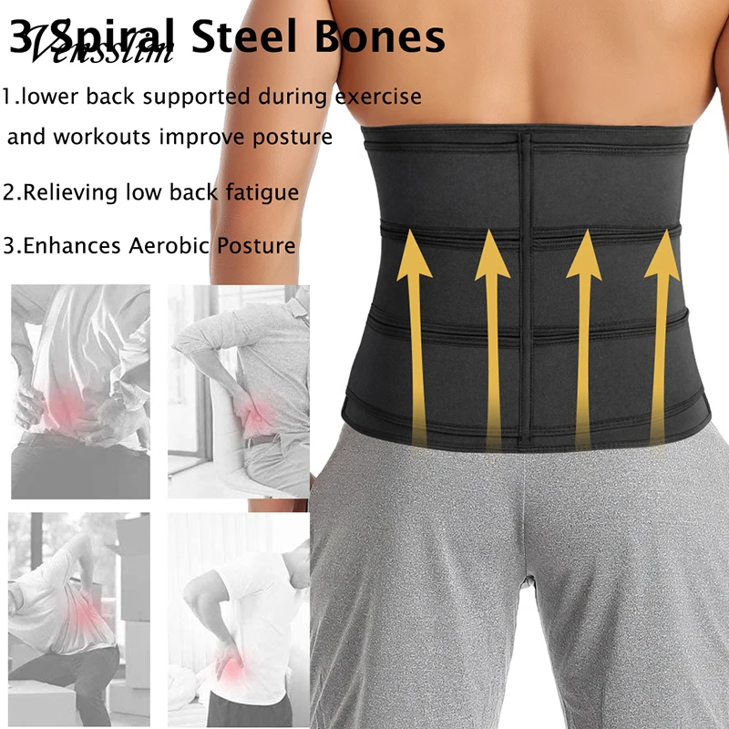 Vensslim Uomo Vita Trainer Tri - Sweat Waist Trainer Belt Neoprene recensione e prezzo