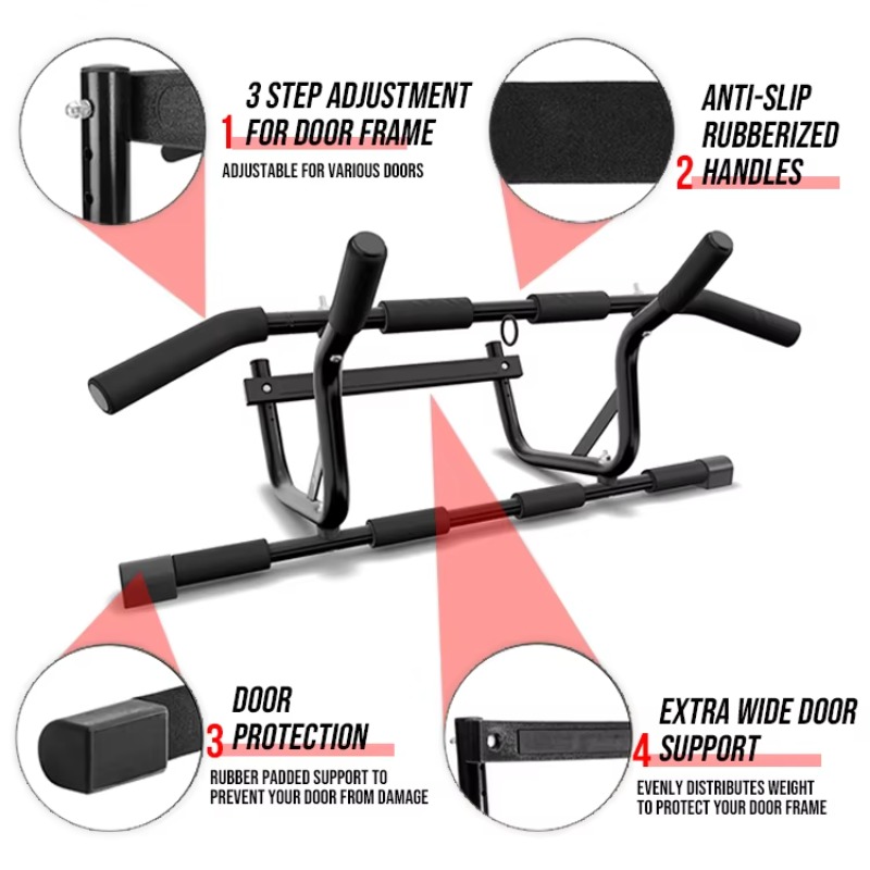 Barra per trazioni con manigli - Door Pull Up Bar No Screw recensione e prezzo