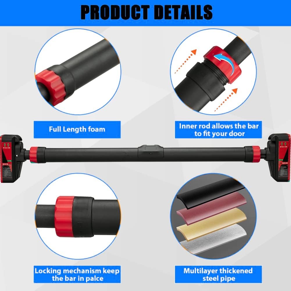 Barra per trazioni regolabile  - Door Pull Up Bar No Screw recensione e prezzo