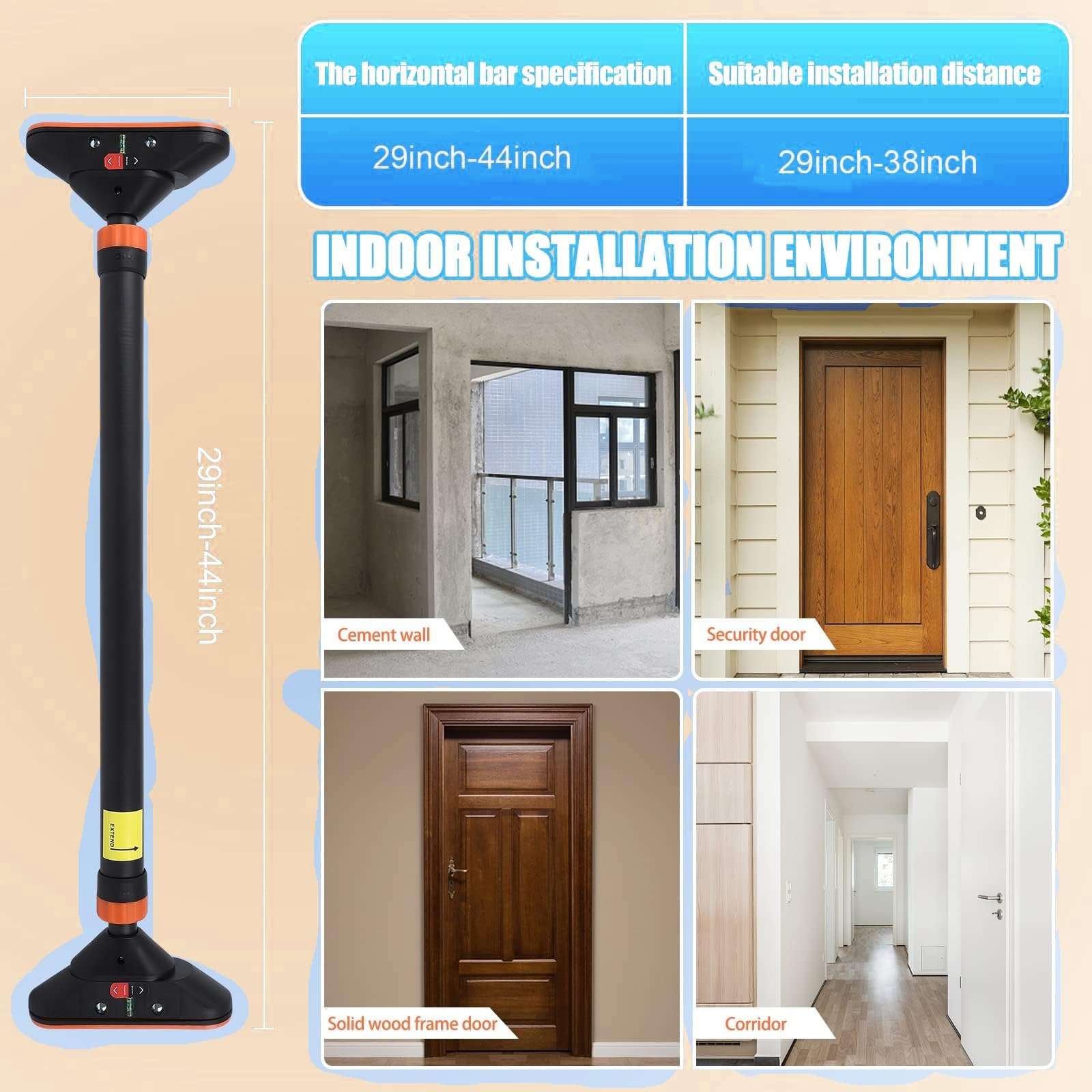 Barra per trazioni regolabile  - Door Pull Up Bar No Screw recensione e prezzo