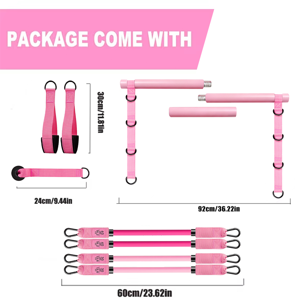 Set di Tubi di Resistenza Mult - Pilates Bar Kit With Resistance Bands recensione e prezzo