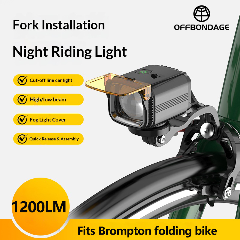 OFFBONDAGE Luce Anteriore per  - Rechargeable Bicycle Headlight 1000 Lumen recensione e prezzo
