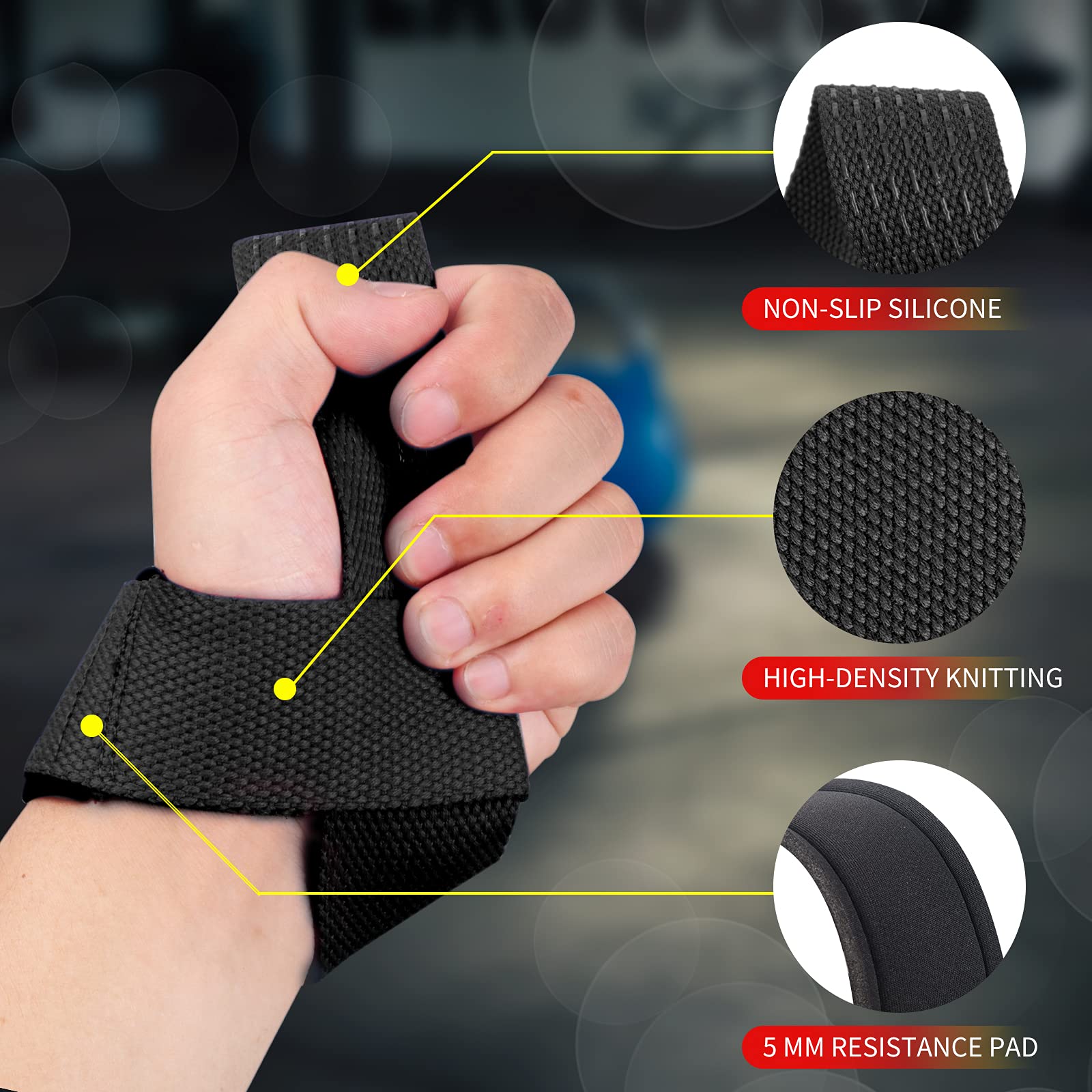 2 Pezzi Fasce da Sollevamento  - Wrist Wraps Weightlifting Support recensione e prezzo