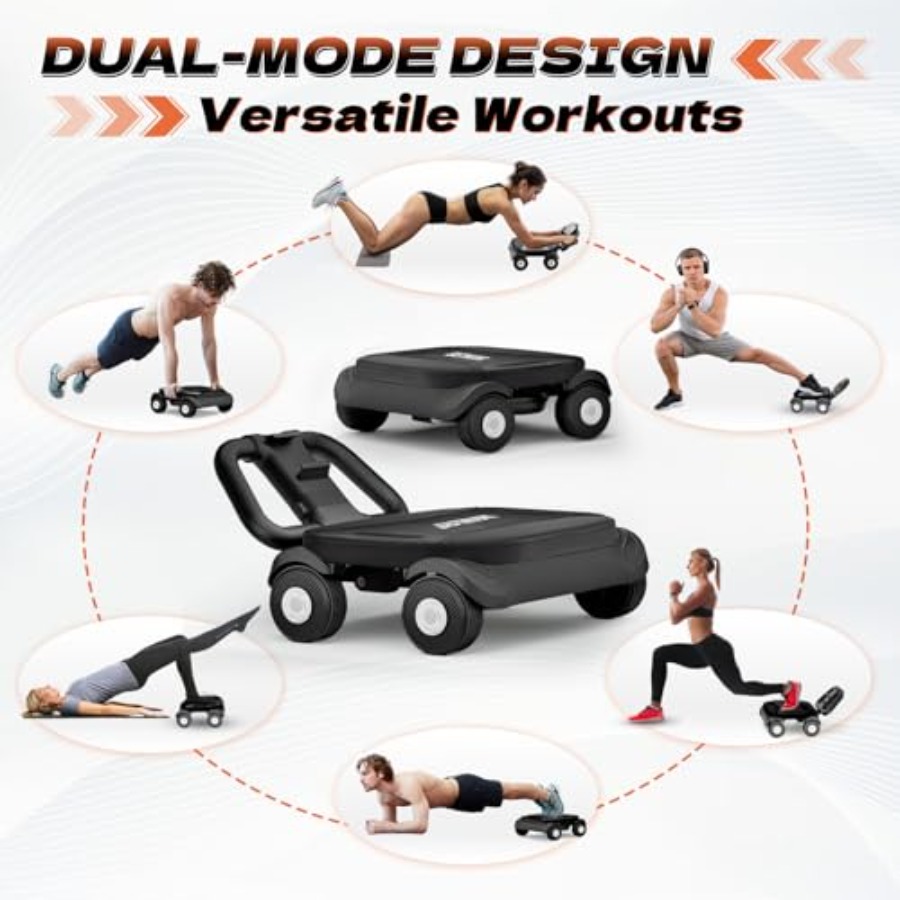 Ruota per addominali per allen - Ab Roller Wheel With Elbow Support recensione e prezzo
